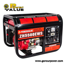 Power Value 11hp electric start engine, 4kva alternator generator 220v